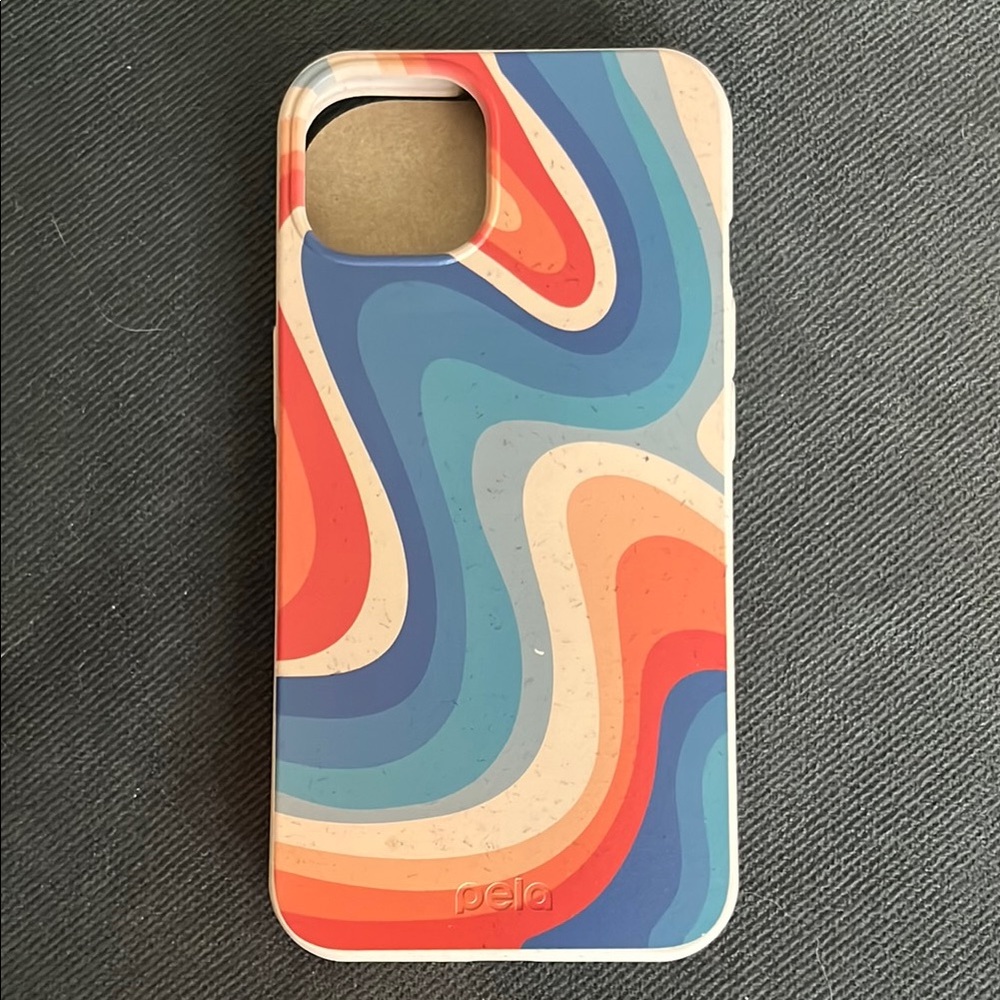 iPhone 13 Seashell Disco multicolored eco friendly case by Pela NWT